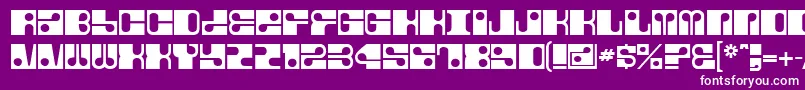 Fore Font – White Fonts on Purple Background
