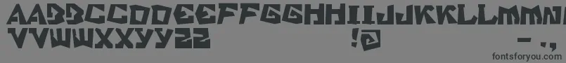 Sbstratford Font – Black Fonts on Gray Background