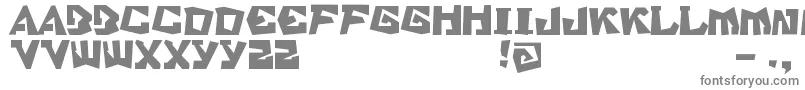 Sbstratford Font – Gray Fonts on White Background