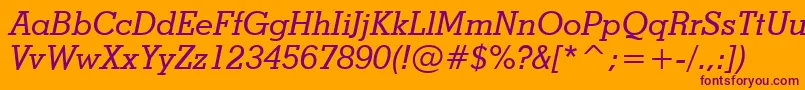 More about StymieMediumItalicBt Font StymieMediumItalicBt Font – Purple Fonts on Orange Background