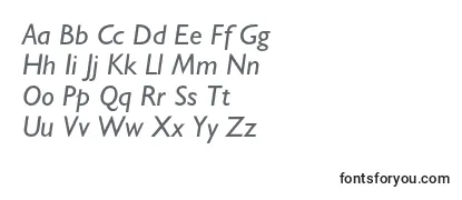 GillsanscItalic-fontti