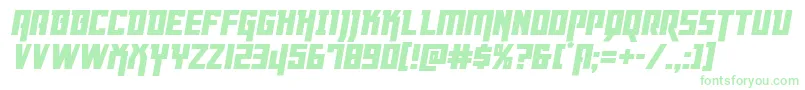 Dangerflightital Font – Green Fonts