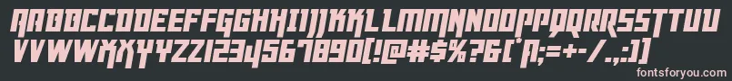 More about Dangerflightital Font Dangerflightital Font – Pink Fonts on Black Background