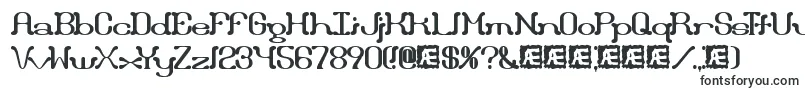 DraggleBrk-fontti – Alkavat D:lla olevat fontit