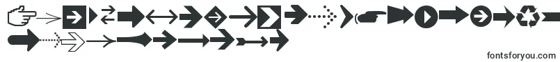 ArrowsTfb-fontti – Alkavat A:lla olevat fontit