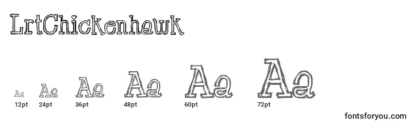 LrtChickenhawk Font Sizes