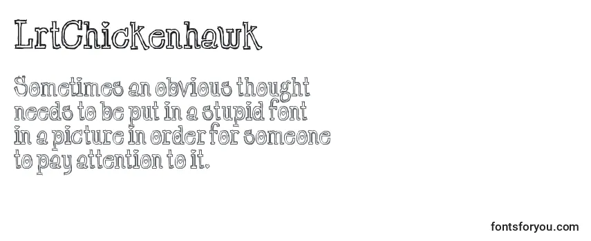 Обзор шрифта LrtChickenhawk