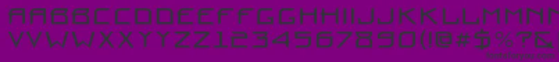 Prounbctt Font – Black Fonts on Purple Background