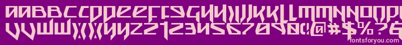 Police SnubfighterCondensed – polices roses sur fond violet