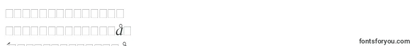 ElectraLtCursiveDisplay-Schriftart – chinesische Schriften (vereinfacht)