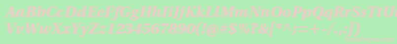 fuente UtopiastdBoldcaptit – Fuentes Rosadas Sobre Fondo Verde