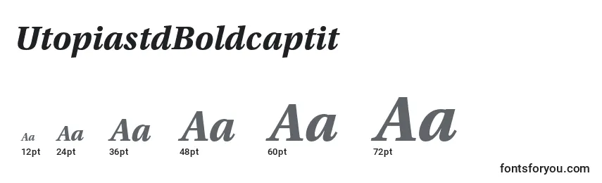 UtopiastdBoldcaptit Font Sizes
