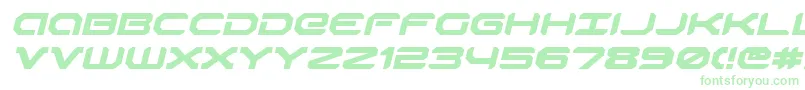 Robotaurei Font – Green Fonts on White Background