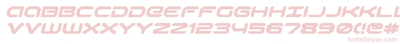 Robotaurei Font – Pink Fonts on White Background