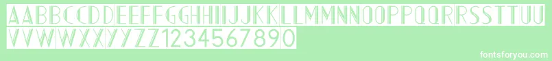 AcmountainInverted Font – White Fonts on Green Background