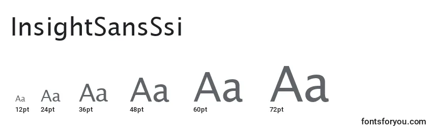 InsightSansSsi Font Sizes