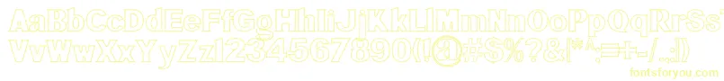 BluegrassOutline Font – Yellow Fonts