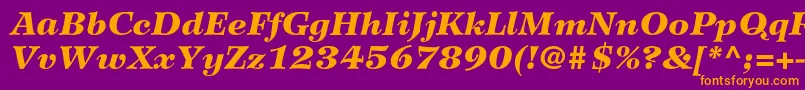 fuente WilkeltstdBlackitalic – Fuentes Naranjas Sobre Fondo Morado