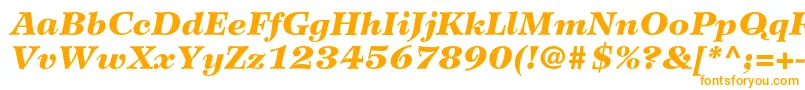 Шрифт WilkeltstdBlackitalic – оранжевые шрифты