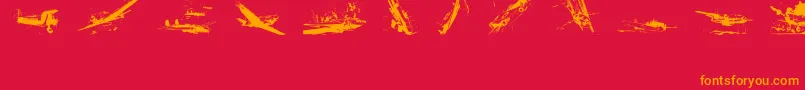 More about WorldWarIiWarplanes2 Font WorldWarIiWarplanes2 Font – Orange Fonts on Red Background