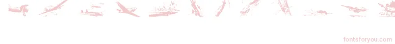 Weitere Informationen zur WorldWarIiWarplanes2-Schriftart WorldWarIiWarplanes2-Schriftart – Rosa Schriften auf weißem Hintergrund