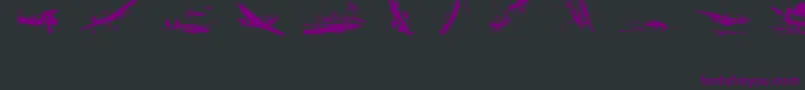 WorldWarIiWarplanes2 Font – Purple Fonts on Black Background