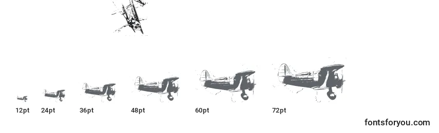 Размеры шрифта WorldWarIiWarplanes2