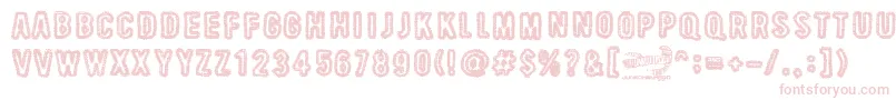 BeastOfBurden Font – Pink Fonts on White Background