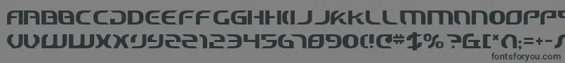 StarfighterCadet Font – Black Fonts on Gray Background