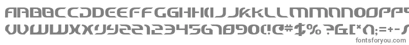 StarfighterCadet Font – Gray Fonts on White Background