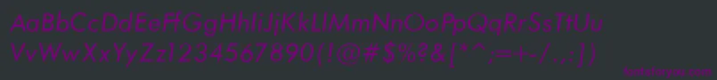 fuente FuturaBookNormalItalic – Fuentes Moradas Sobre Fondo Negro