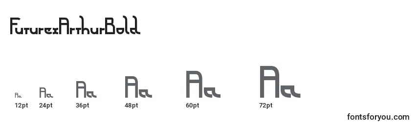 FuturexArthurBold Font Sizes