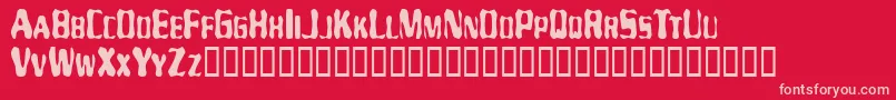 Подробнее о шрифте Mayaku Шрифт Mayaku – розовые шрифты на красном фоне