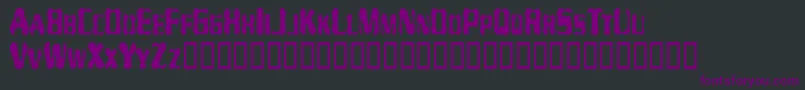 Mayaku Font – Purple Fonts on Black Background