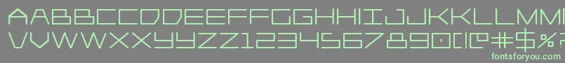 Подробнее о шрифте Player1upheavy Шрифт Player1upheavy – зелёные шрифты на сером фоне