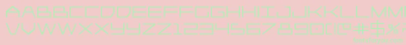 Шрифт Player1upheavy – зелёные шрифты на розовом фоне