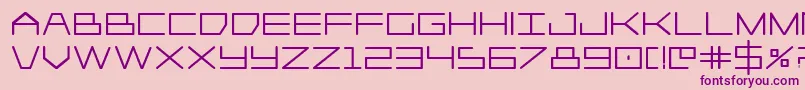 Player1upheavy Font – Purple Fonts on Pink Background