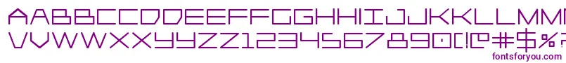 Player1upheavy Font – Purple Fonts on White Background