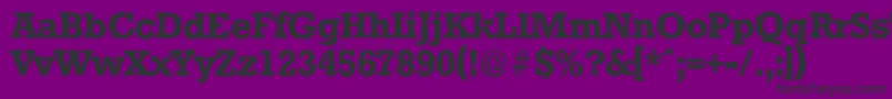 Шрифт StaffordantiqueBold – чёрные шрифты на фиолетовом фоне