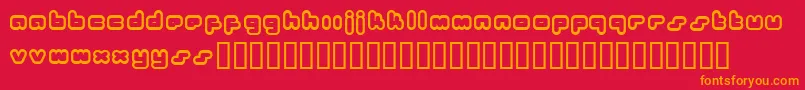 fuente Bukkake ffy – Fuentes Naranjas Sobre Fondo Rojo