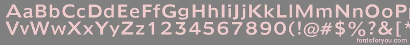 Mayfarlong Font – Pink Fonts on Gray Background