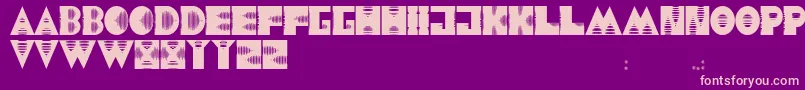 JmhAlienSound Font – Pink Fonts on Purple Background