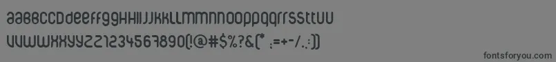 Corpuscare Font – Black Fonts on Gray Background
