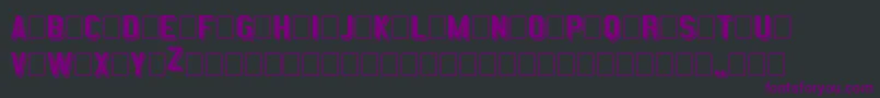 ShadowStatementRegular Font – Purple Fonts on Black Background