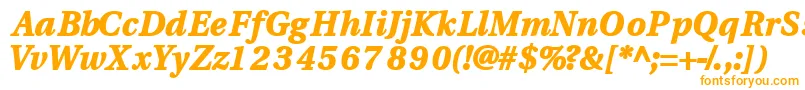 Veracityblackssk ffy Font – Orange Fonts on White Background