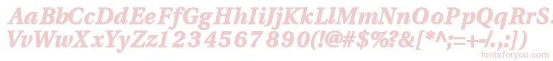 Veracityblackssk ffy Font – Pink Fonts on White Background