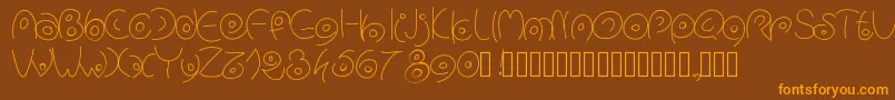 Más sobre la fuente Pwcirclefonts fuente Pwcirclefonts – Fuentes Naranjas Sobre Fondo Marrón