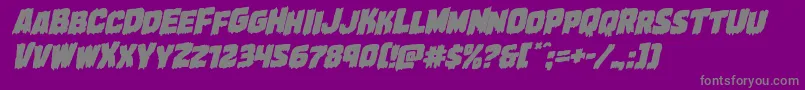 More about Marshthingrotal Font Marshthingrotal Font – Gray Fonts on Purple Background