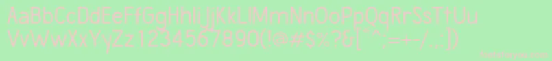 WumbologyBook Font – Pink Fonts on Green Background