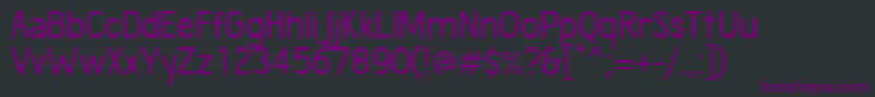 WumbologyBook Font – Purple Fonts on Black Background